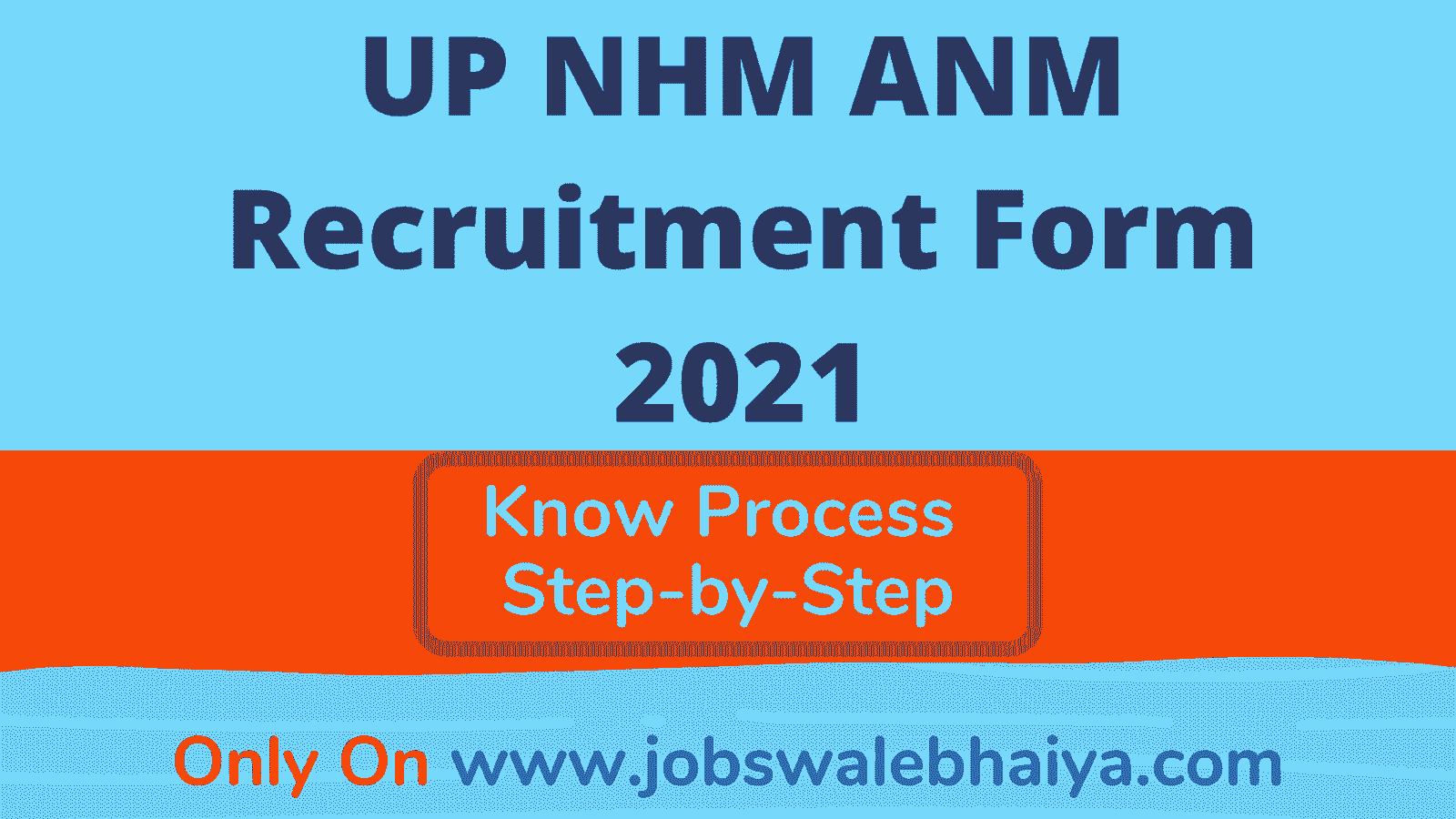 UP NHM ANM Recruitment Form 2021
