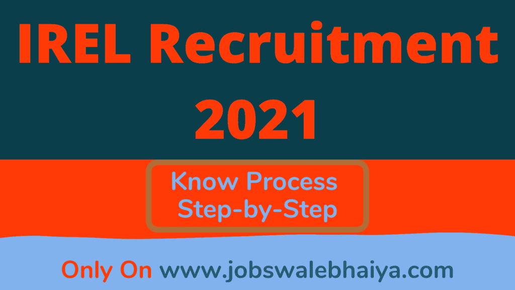 IREL Recruitment 2021