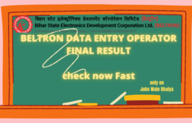 BELTRON DATA ENTRY OPERATOR FINAL RESULT