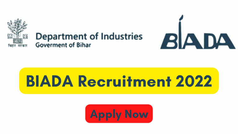 BIADA Recruitment 2022