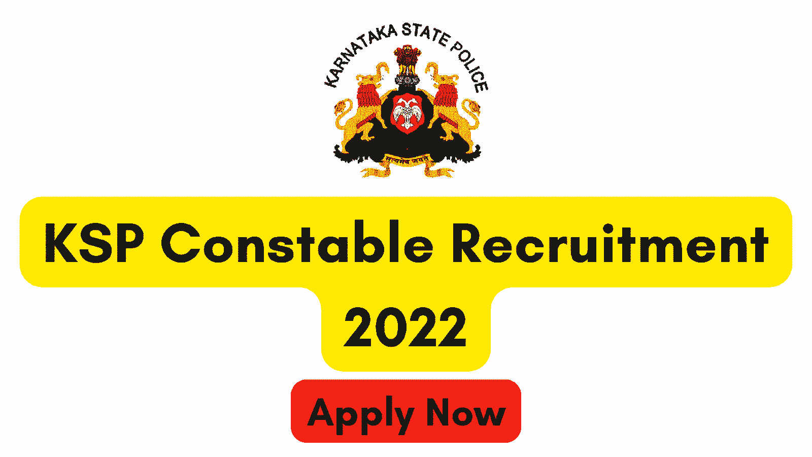 KSP Constable Recruitment 2022