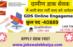 India Post GDS online Vacancy 2023 Gramin Dak Sevak GDS Recruitment Online Form 2023