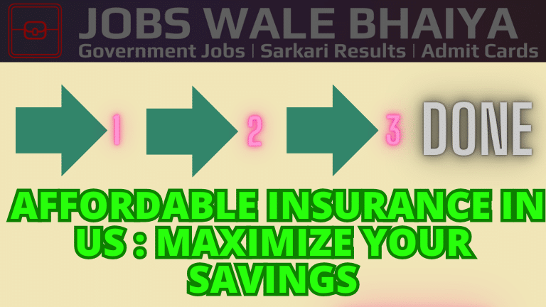 Affordable Insurance in US  Maximize Your Savings