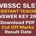 WBSSC SLST Assistant Teacher Answer Key 2025