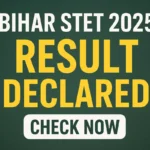 Bihar STET 2025 Result