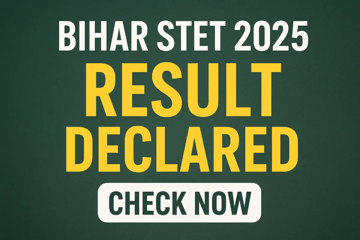 Bihar STET 2025 Result