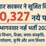 bihar sarkar naye pad srijan 2025