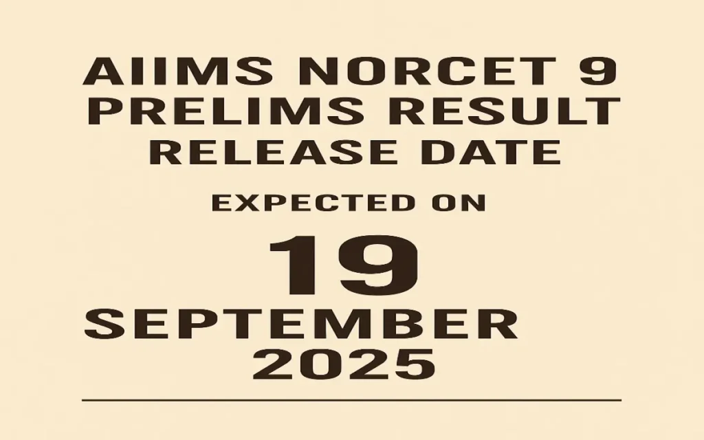 NORCET 9 Cutoff Marks 2025