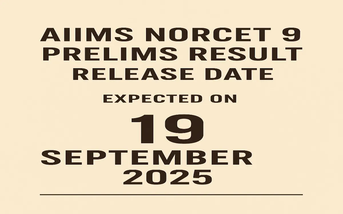 NORCET 9 Cutoff Marks 2025