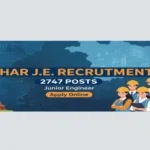 Bihar junior engineer recruitment 2025