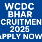 WCDC Bihar Recruitment 2025