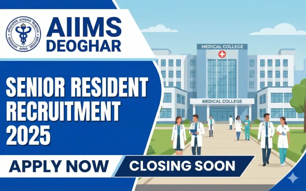 AIIMS Deoghar Senior Resident Vacancy 2025