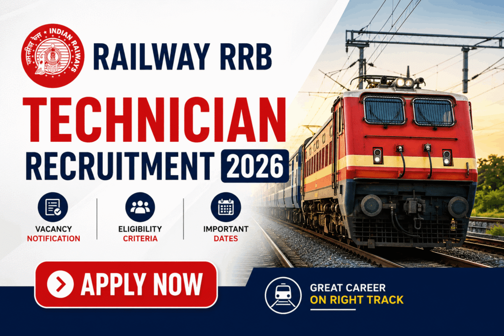 Railway technician recruitment 2026